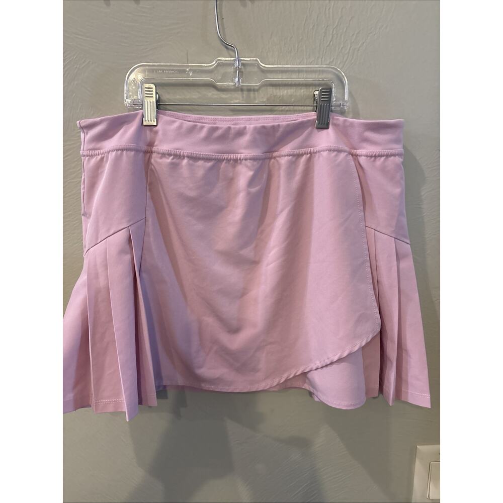PAC 1980 Pacsun Athletic Skirt L Pink Performance Skort Tennis golf pickleball